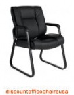Sled Base Luxhide Guest Chair